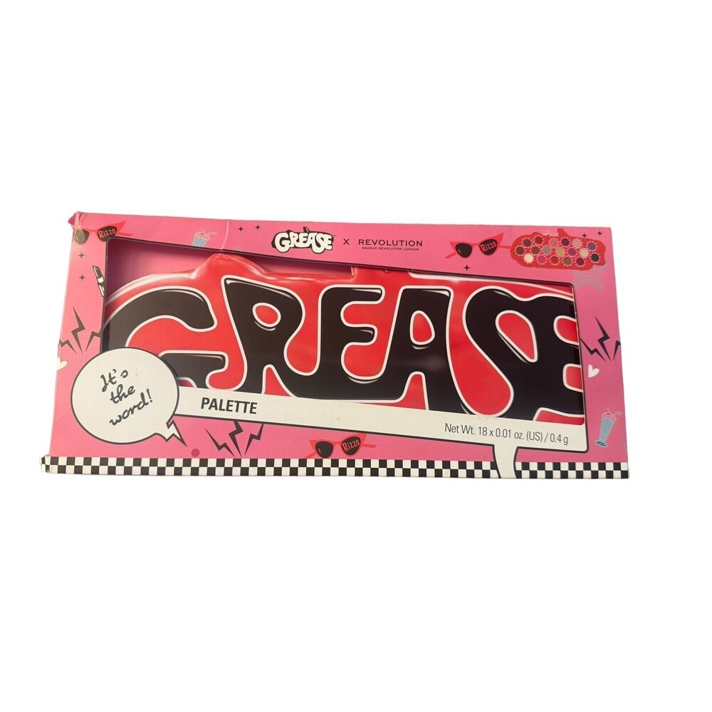 Makeup Revolution X Grease is the word  eyeshadow‎ palette NIB